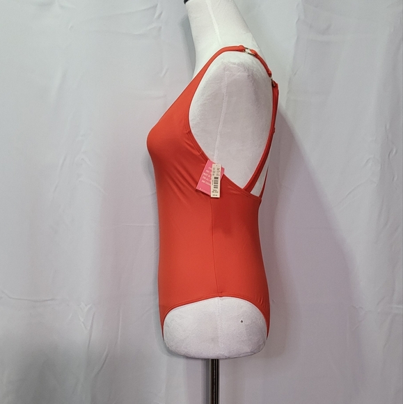 Uncommon Sense Women's NWT Orange One Piece Back Cut Out Swimsuit Size Small - Picture 4 of 7
